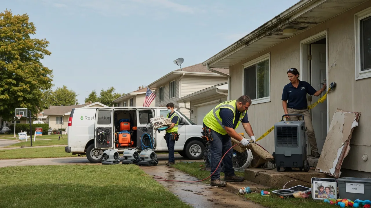 Water Damage Restoration in Flom, MN near me